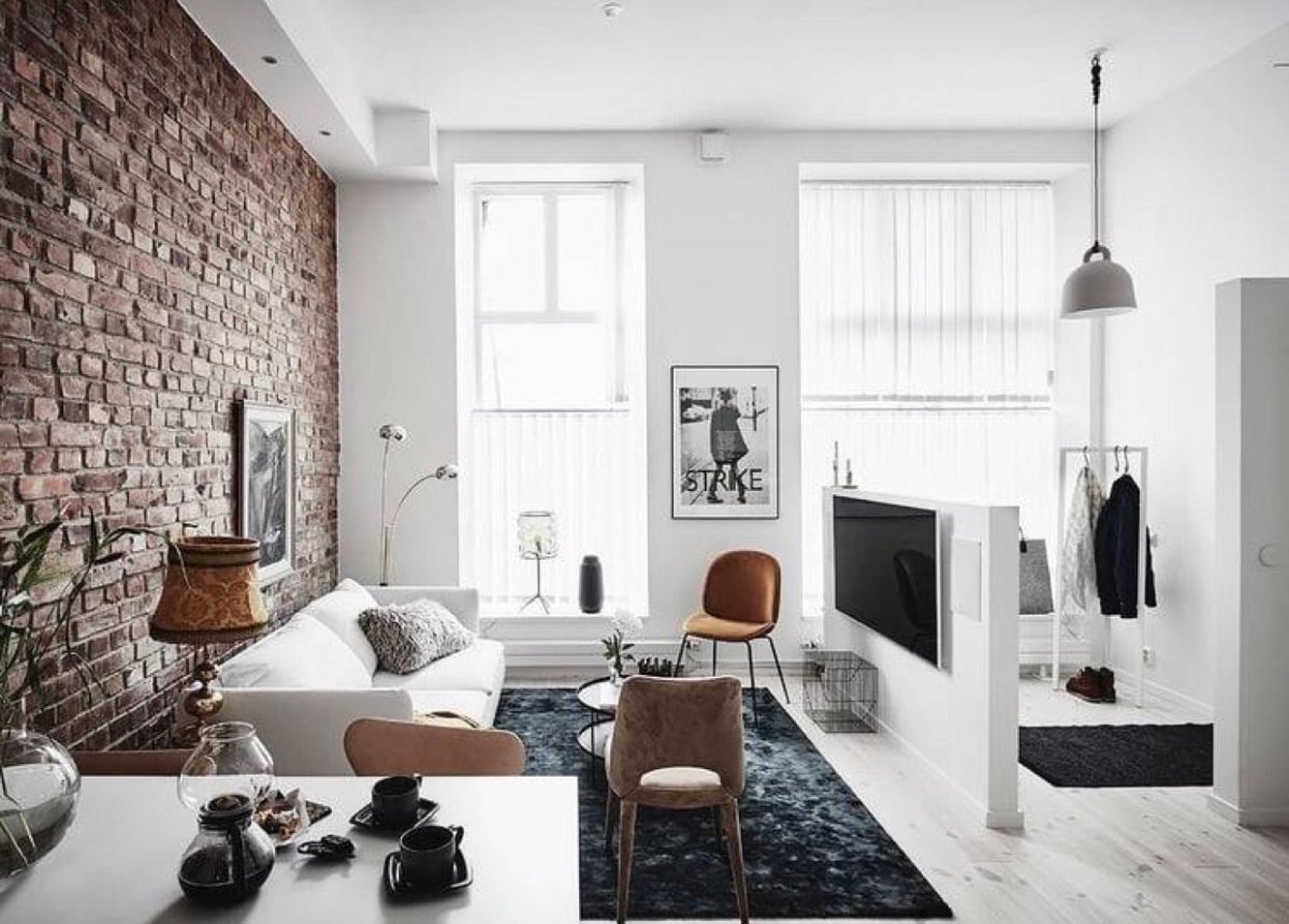 Белый интерьер