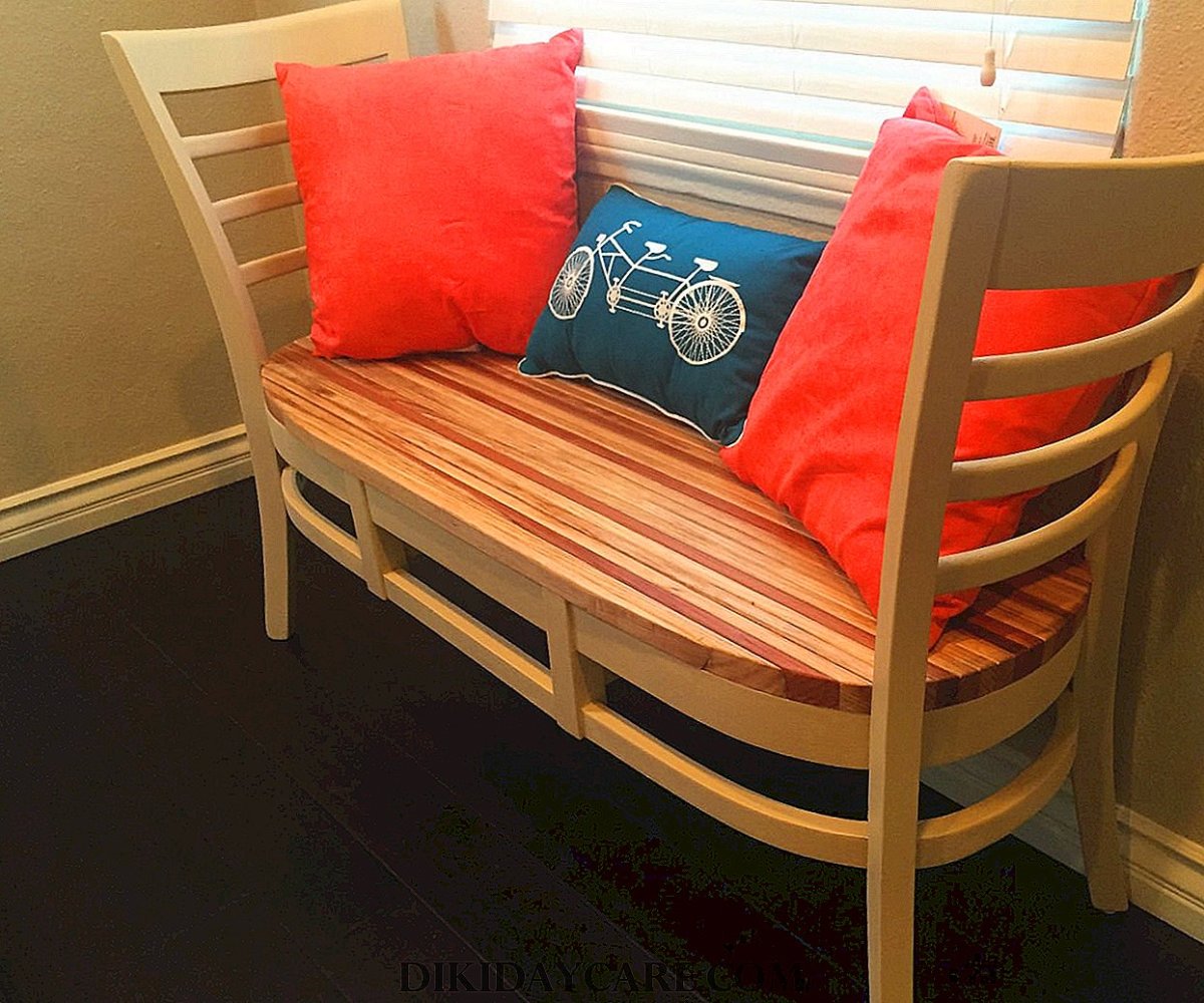 Пуфики из старых вещей