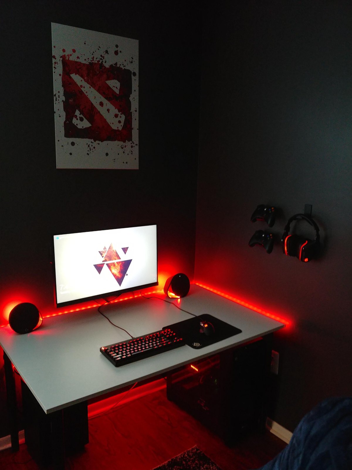 Геймерские комнаты с подсветкой