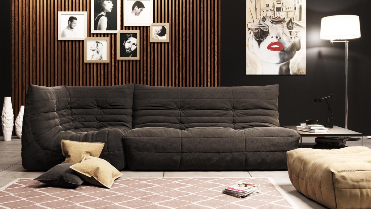 Диван модульный Бишоп 700в Blue