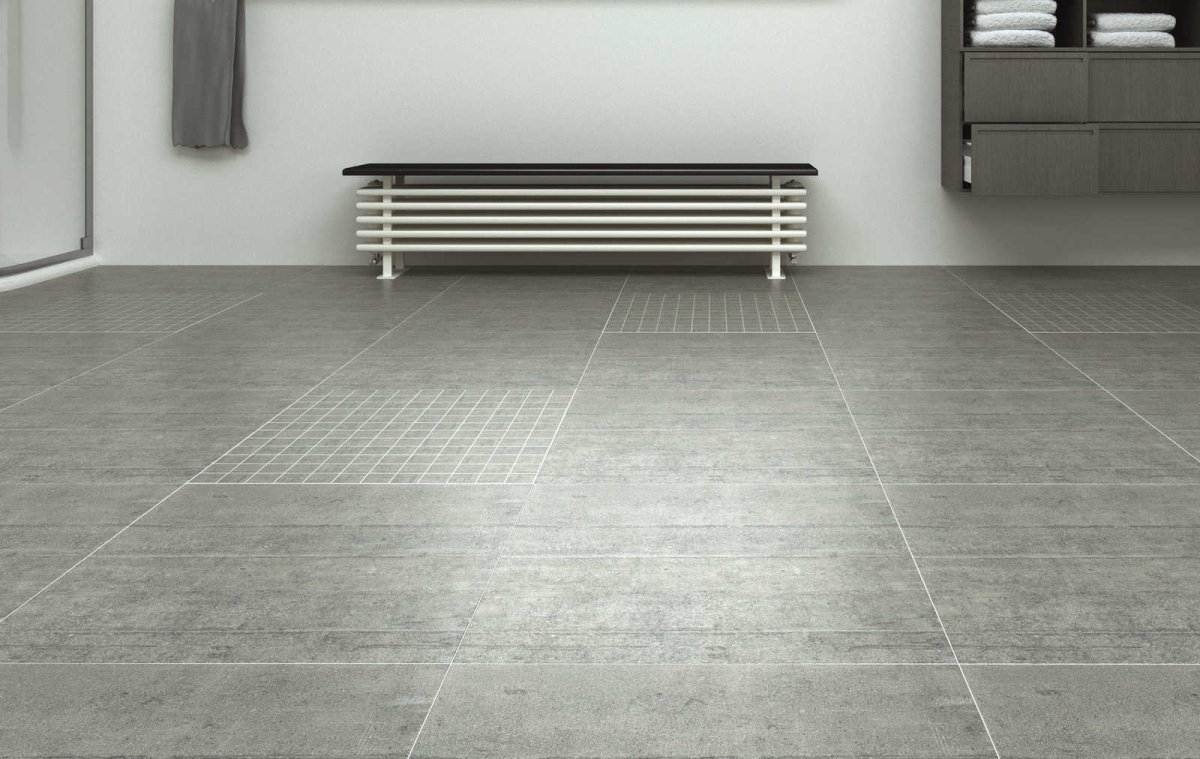 Серая плитка на пол