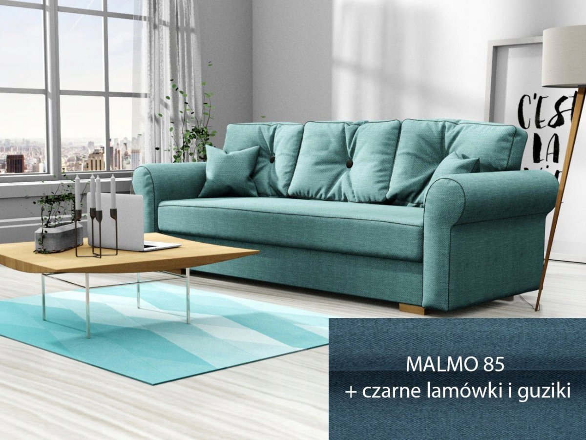 Интерьер комнаты с диваном