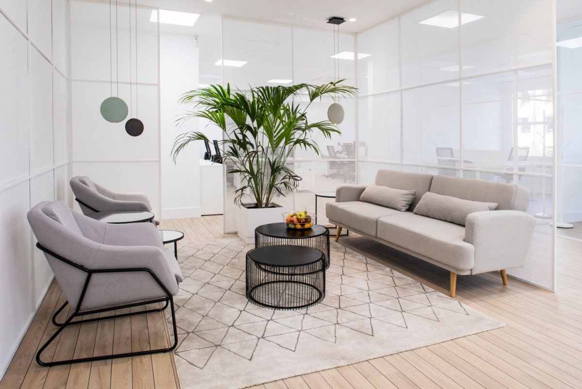 Зона ожидания в офисе