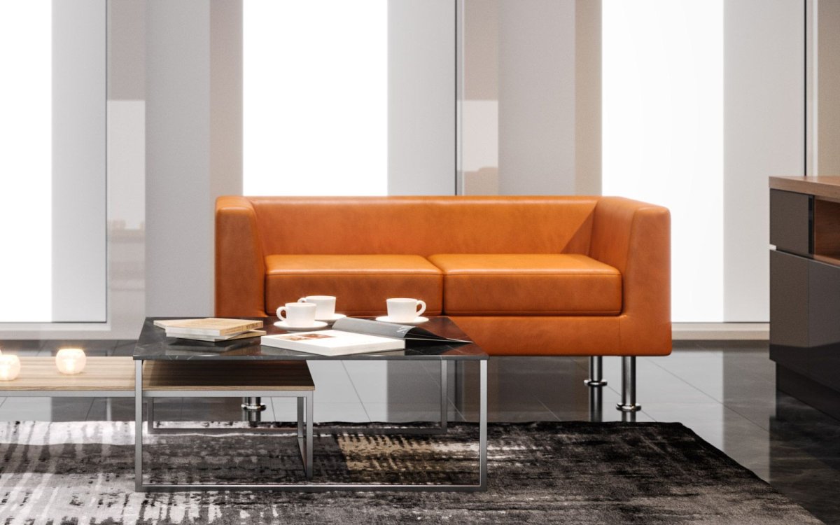 Офисный диван в интерьере