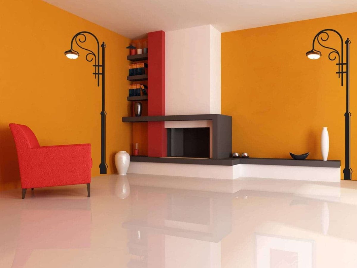 Интерьер стен водоэмульсионной краской