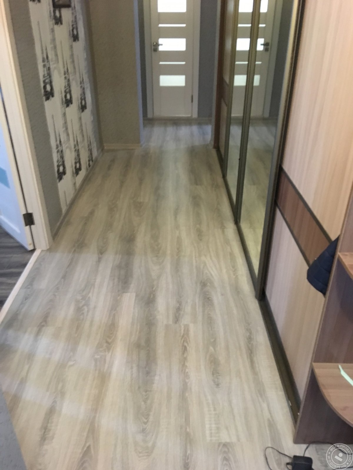 Паркетные полы в коридоре