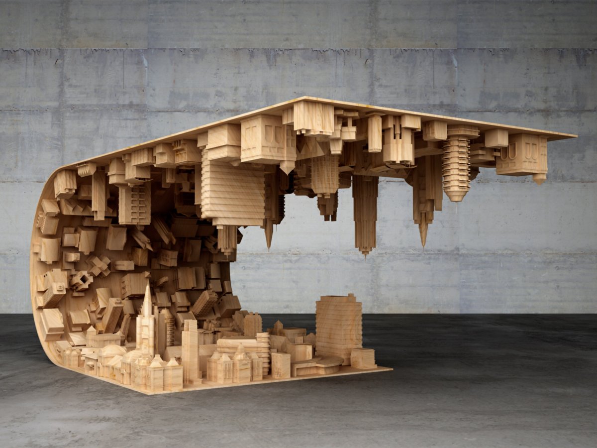 Стол необычной формы