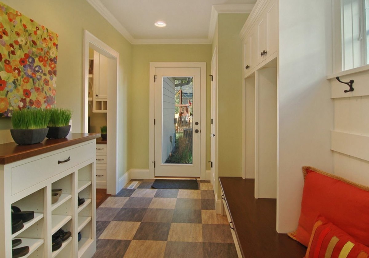 Цвет линолеума для прихожей в интерьере