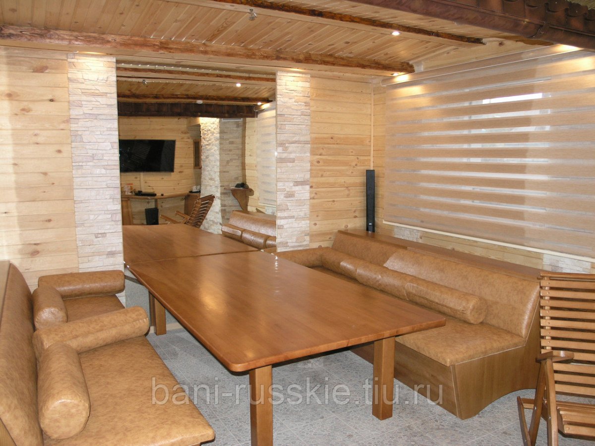 Баня 6*6 с большой парилкой