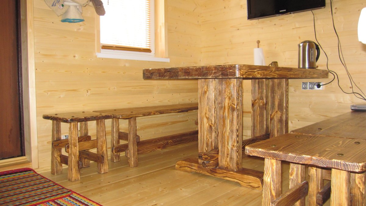 Отделка комнаты отдыха в бини