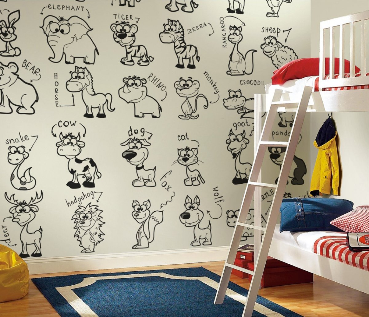 Разрисовать стены в детской комнате