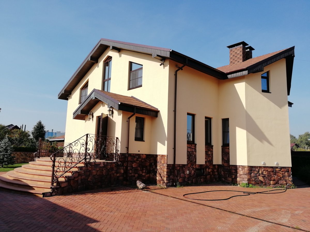 Силикатная фасадная штукатурка