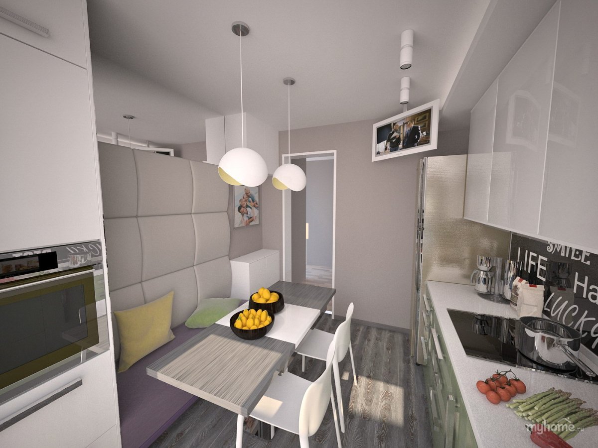 Фартук для кухни в скандинавском стиле