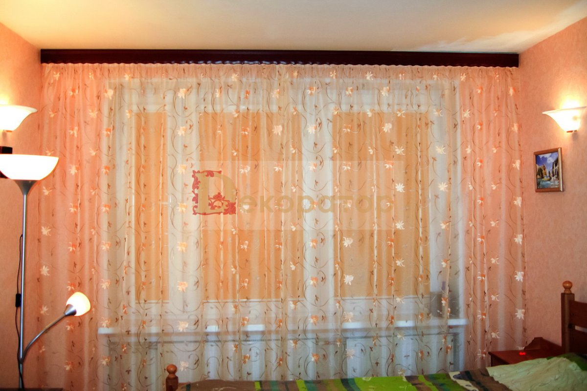 Тюль и шторы в спальню