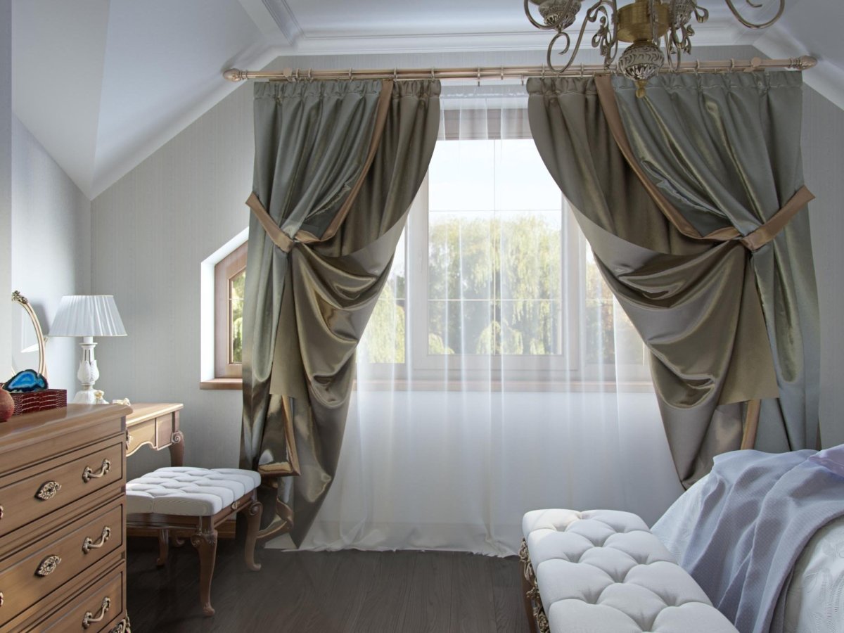Шторы тюлевые в спальню