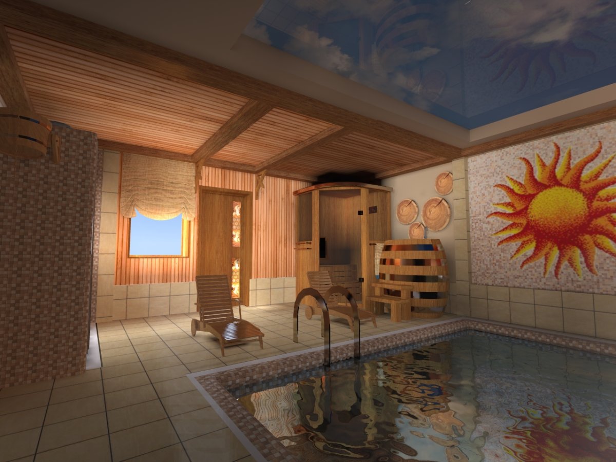 Бассейн в бане