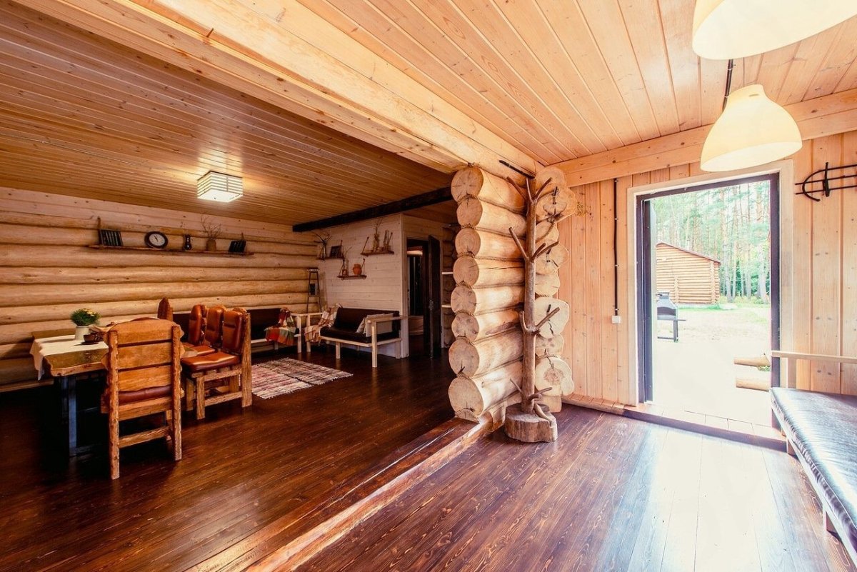 Большая баня с комнатой отдыха