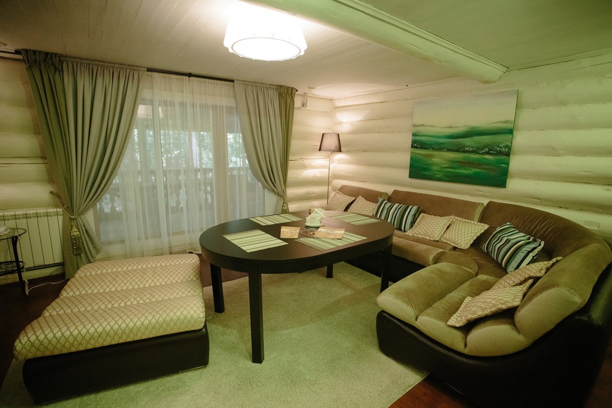 Турбаза домик с сауной