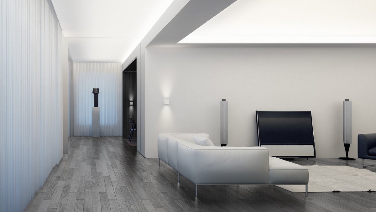 Мятный цвет стен в интерьере