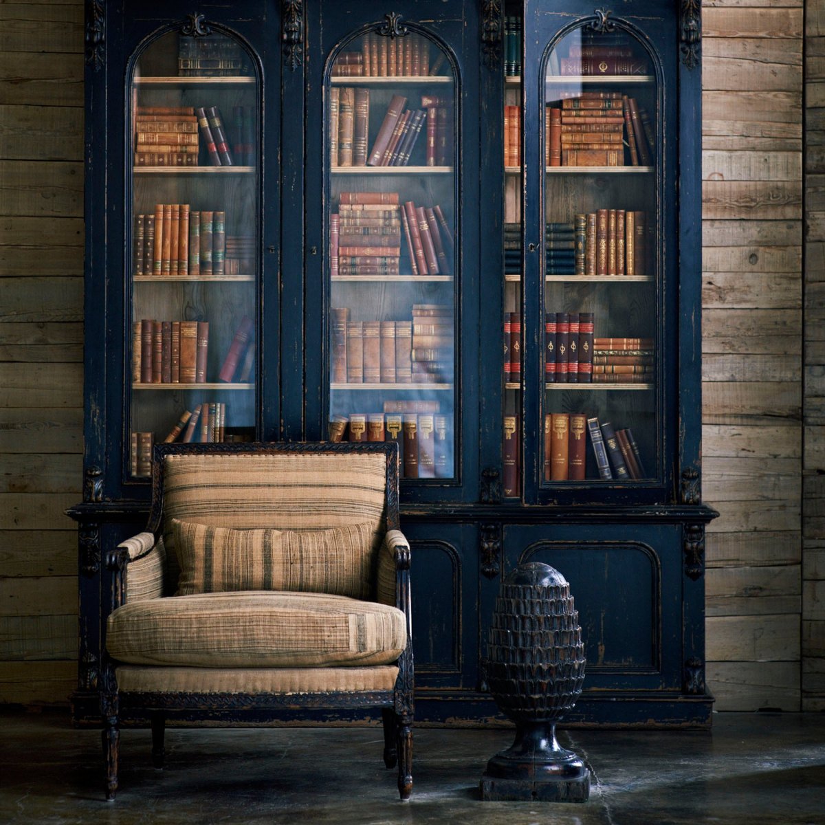 Комната с книжными полками
