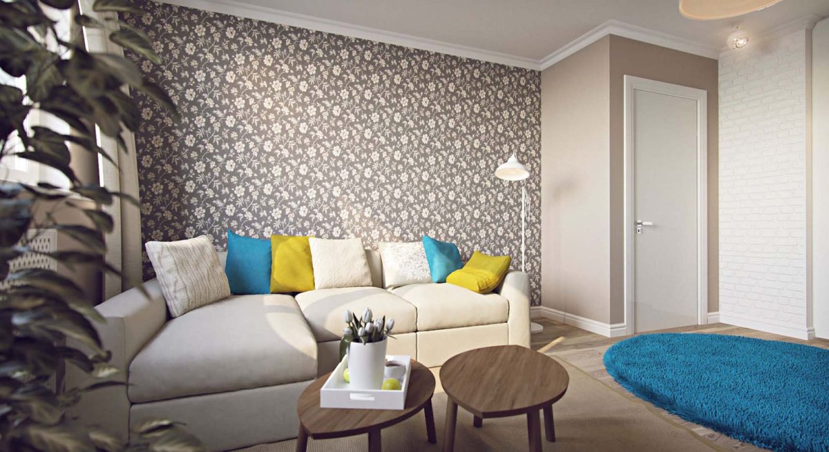 Обои в современном интерьере 2021