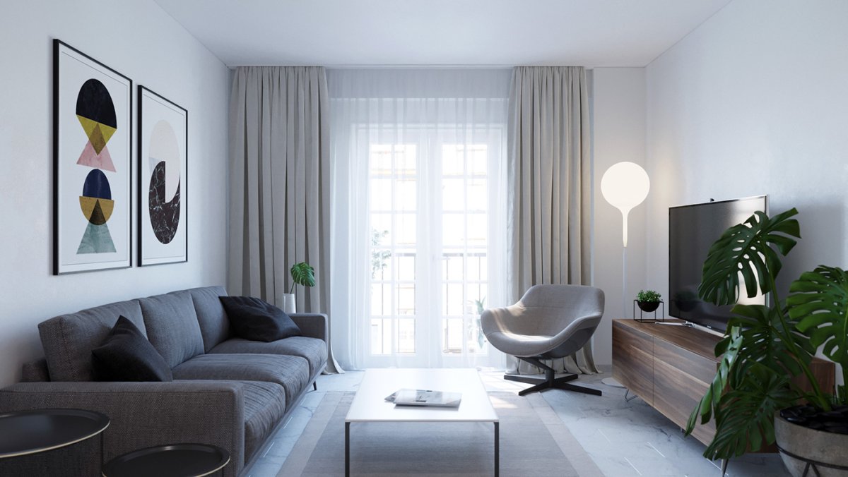 Розовые стены в интерьере