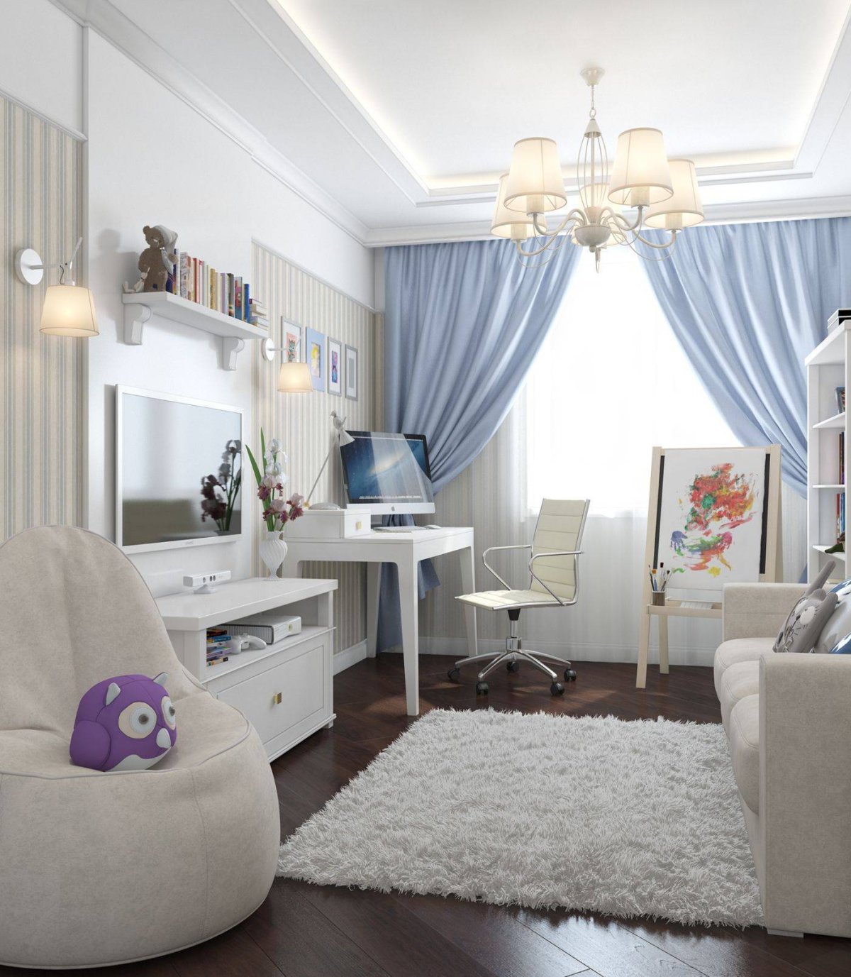 Детская комната 10 кв м икеа