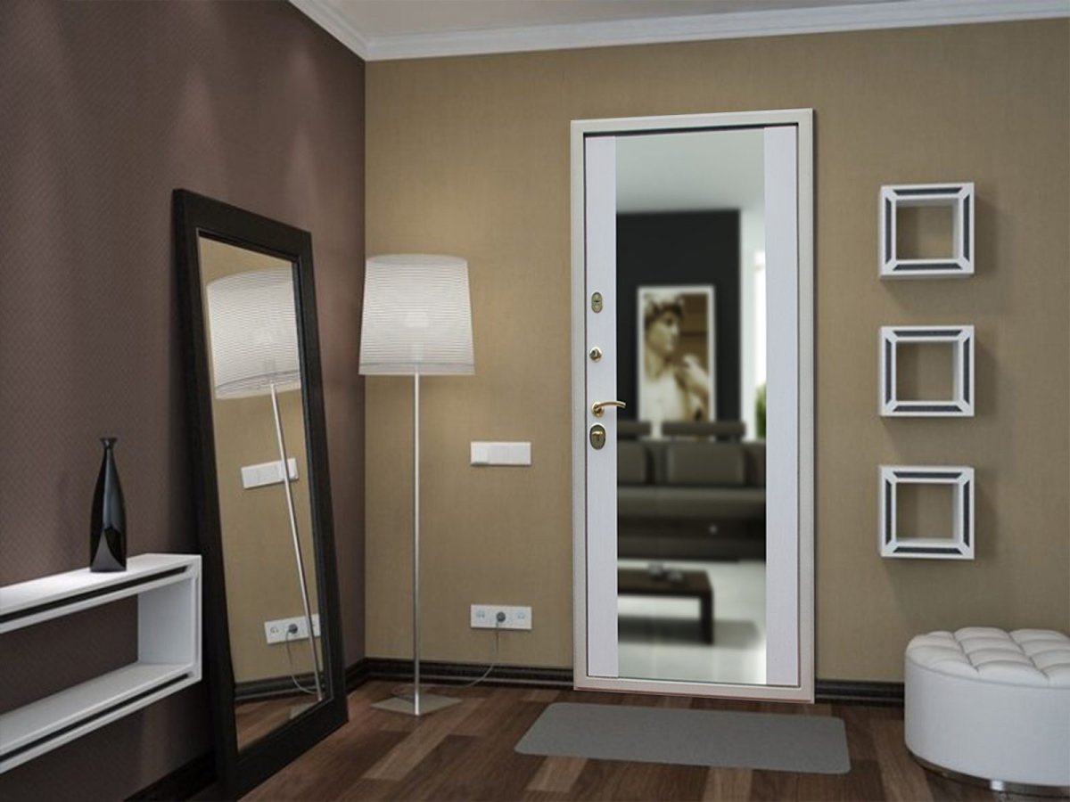 Прихожая с окном в современном стиле