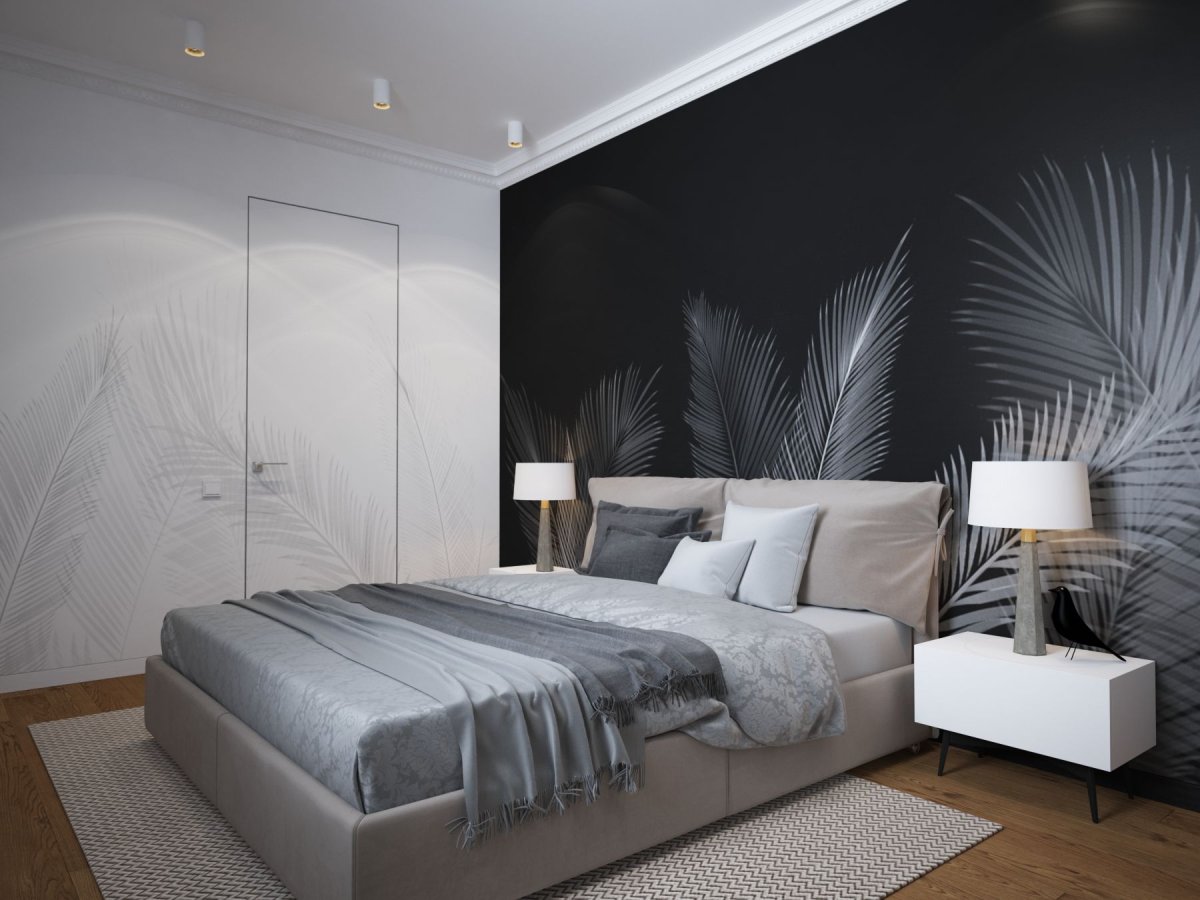 Спальня в тропическом стиле