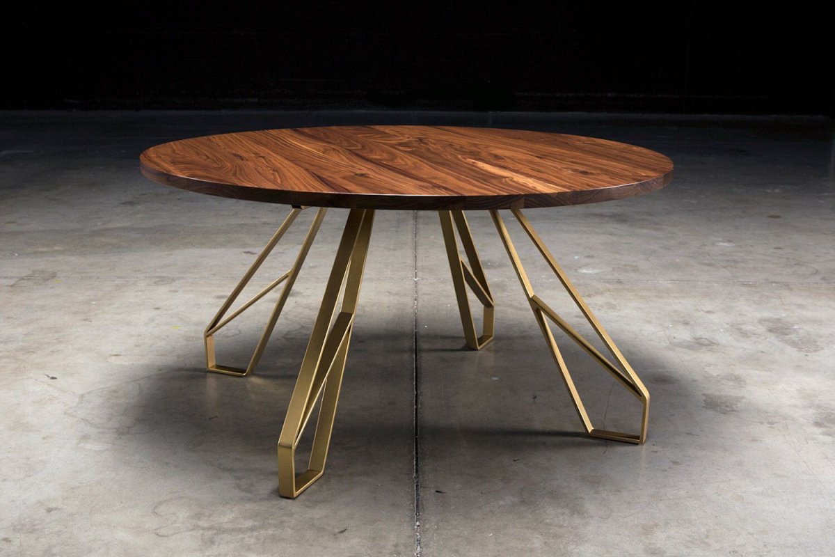 Круглый стол трансформер лофт