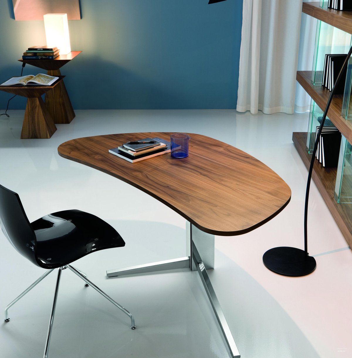 Стол в стиле лофт из слэба