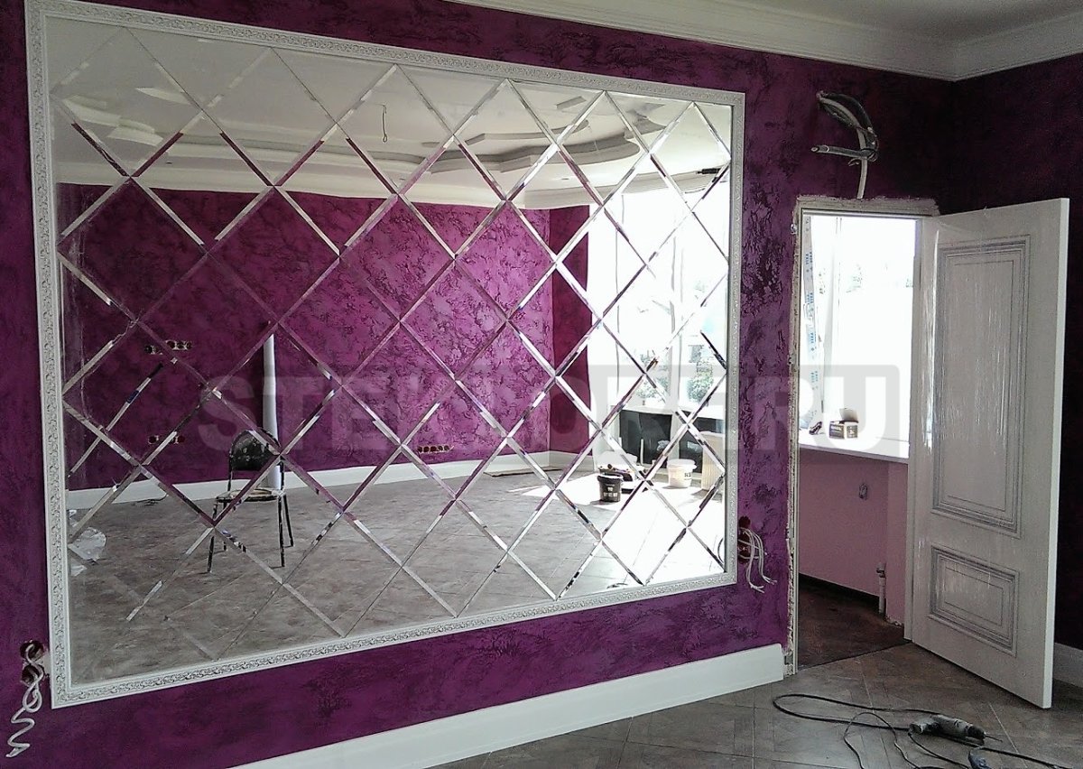 Плитка зеркало с фацетом