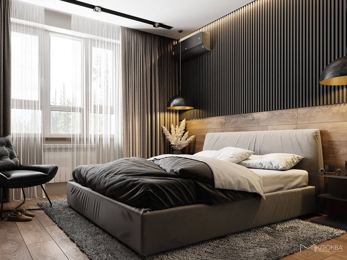 Кровать ч мужским характером