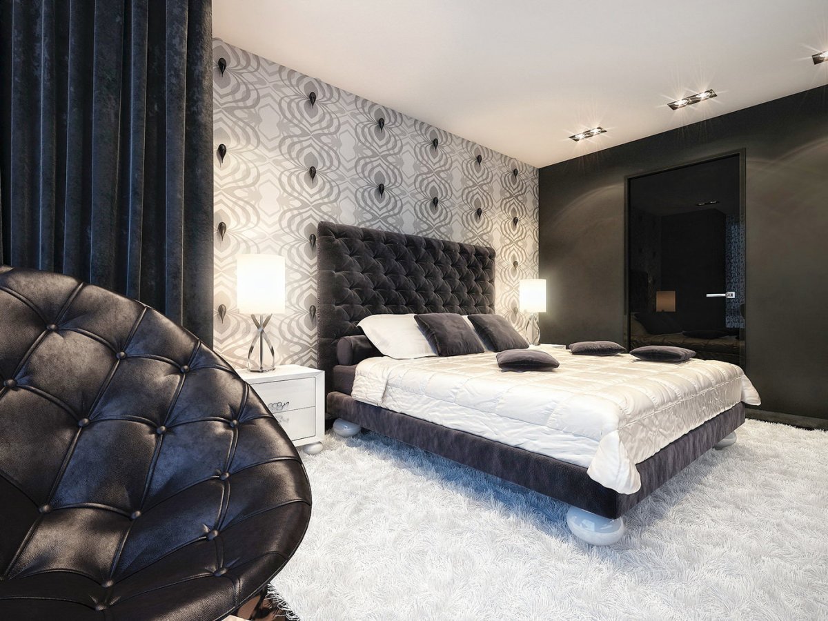 Белая спальня