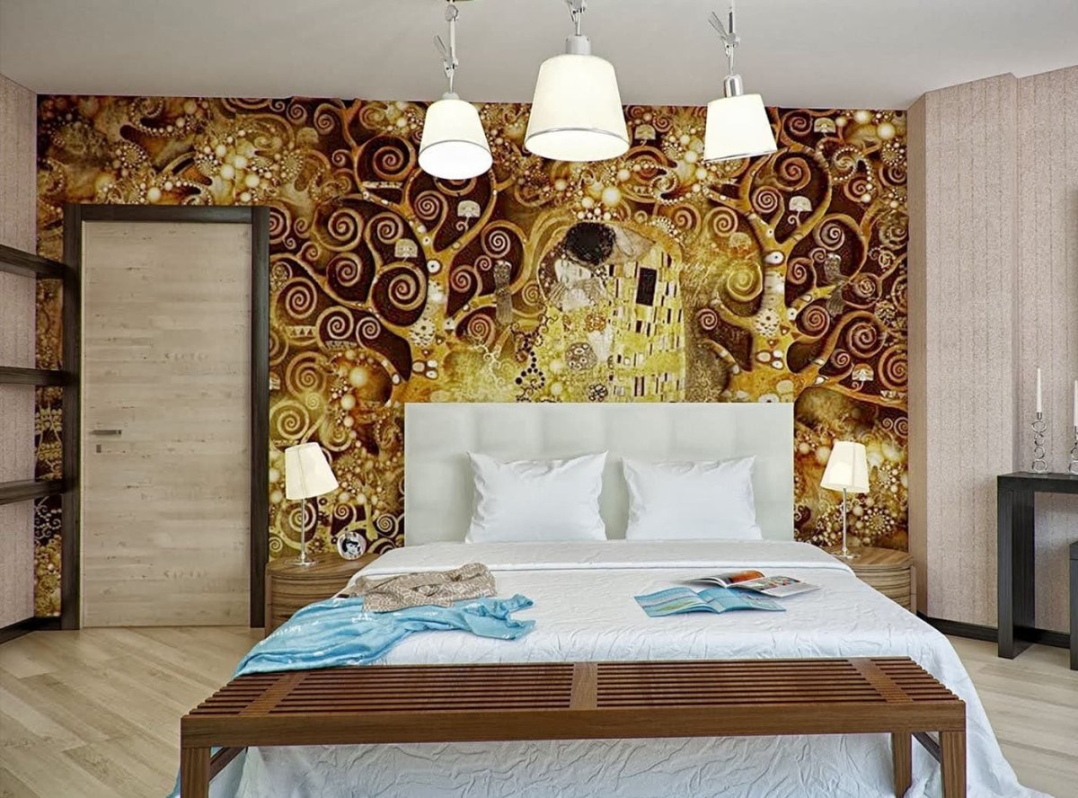 Журавли обои в спальню