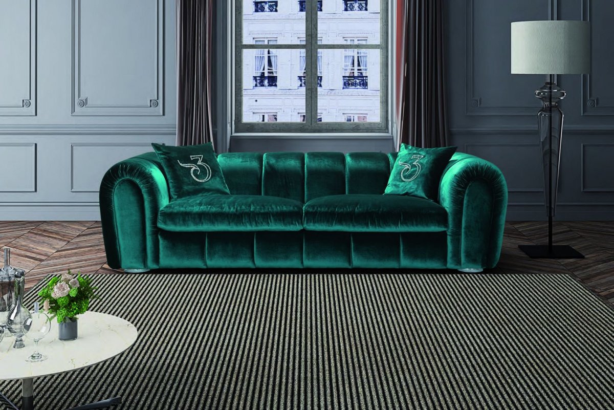 Диван MC'Gear темно зеленый