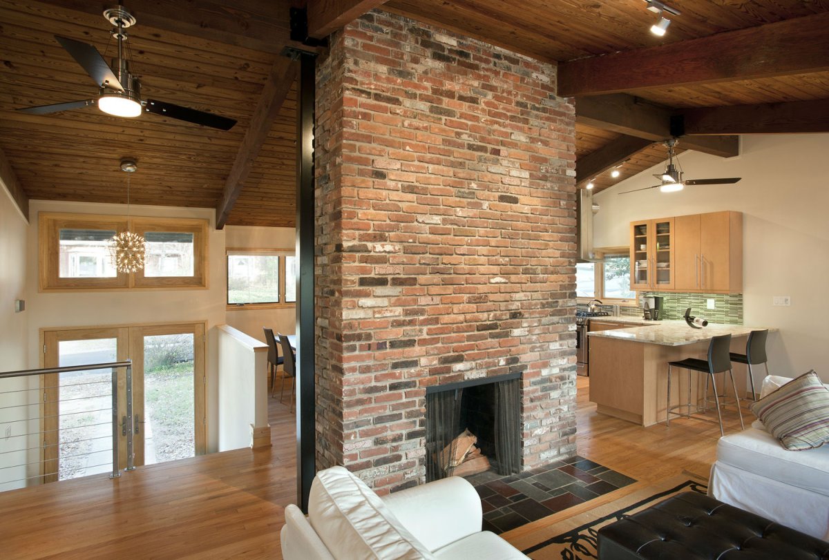 Отделка печной трубы