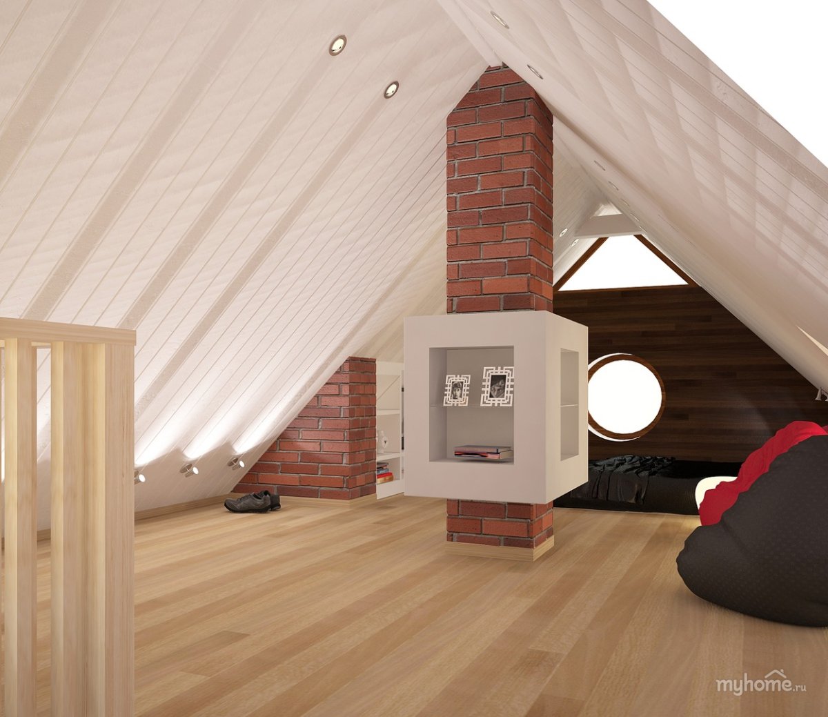 Отделка трубы внутри дома