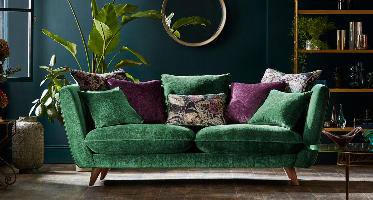 Диван Ингара бирюзовый