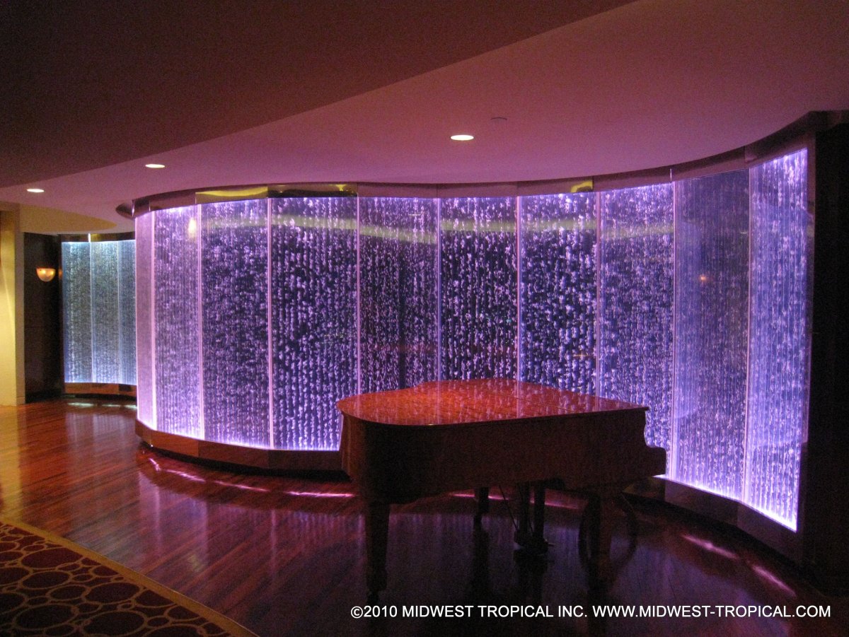 Пузырьковая панель в интерьере