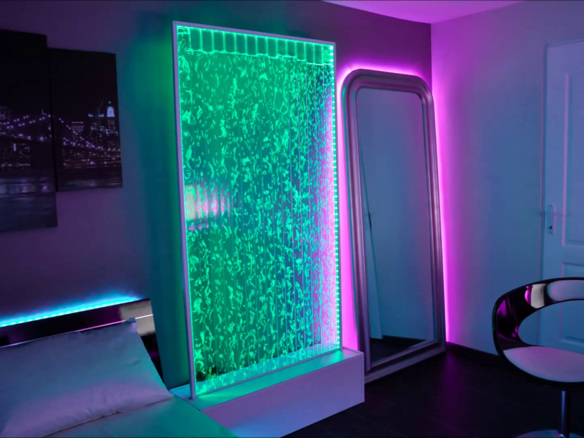 Пузырьковые панели в интерьере квартиры