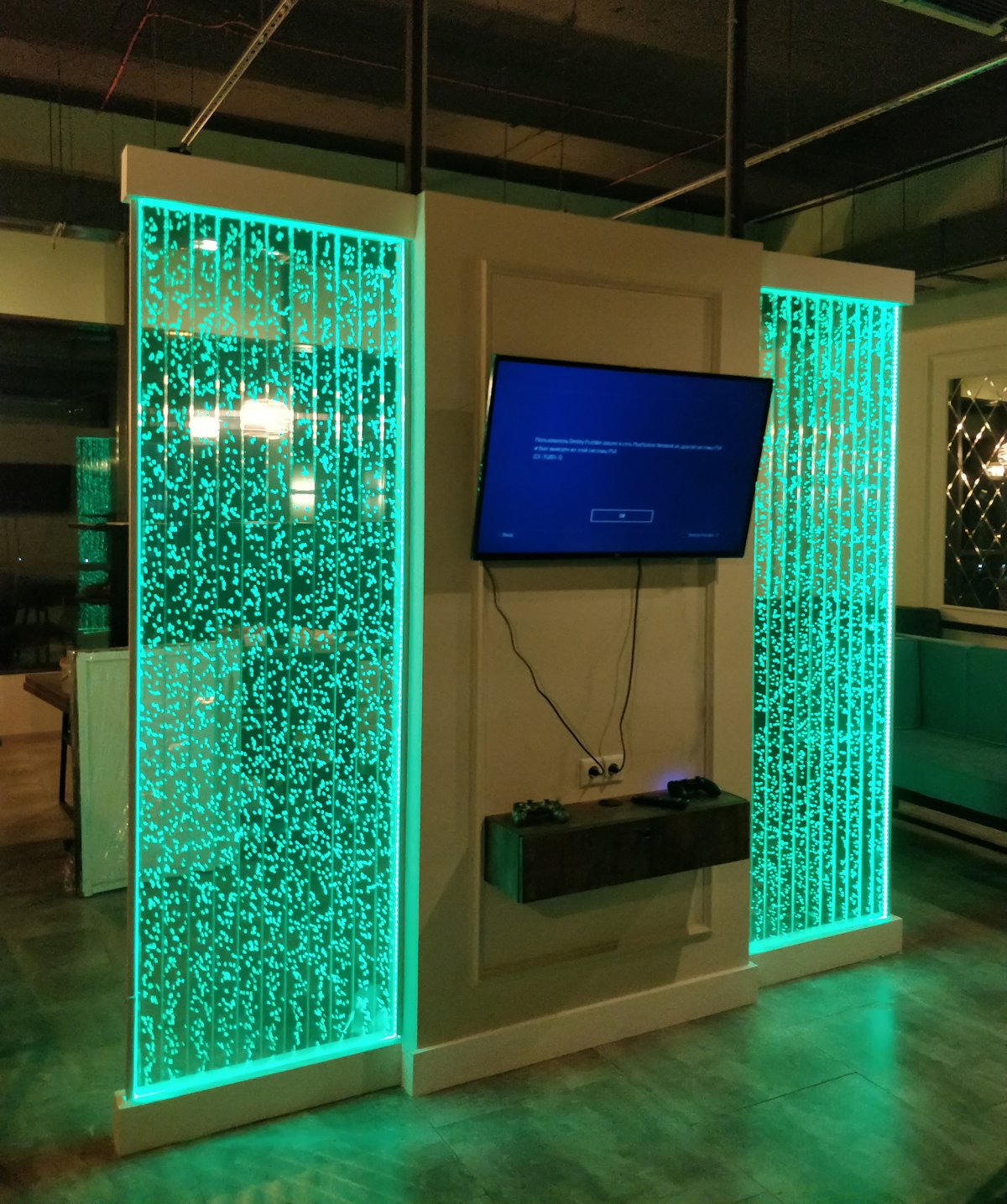 Пузырьковая панель в интерьере