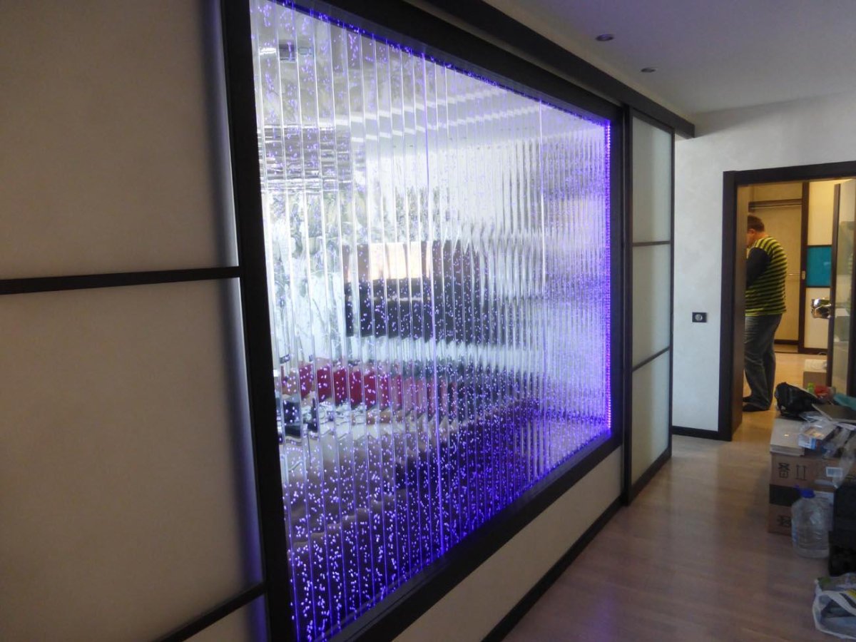 Пузырьковая панель в интерьере