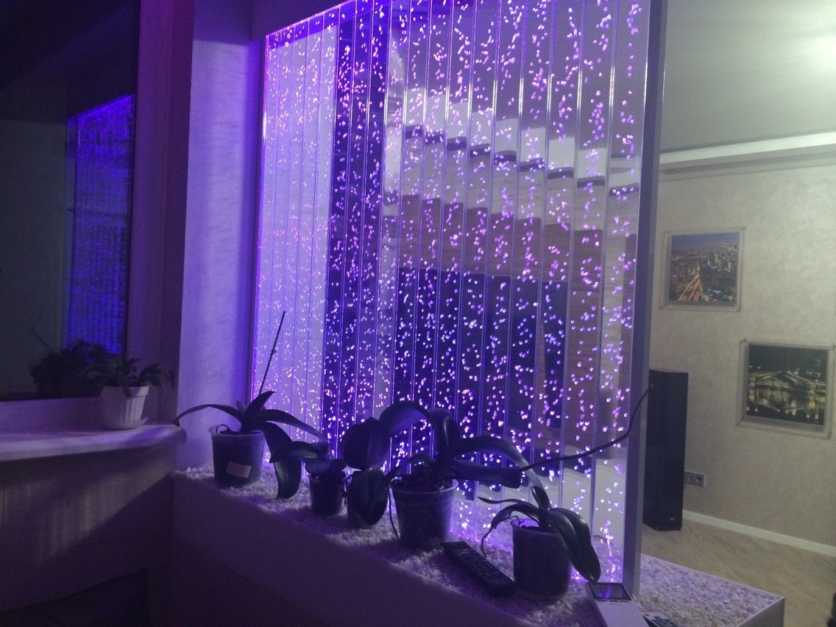 Пузырьковая панель в нише