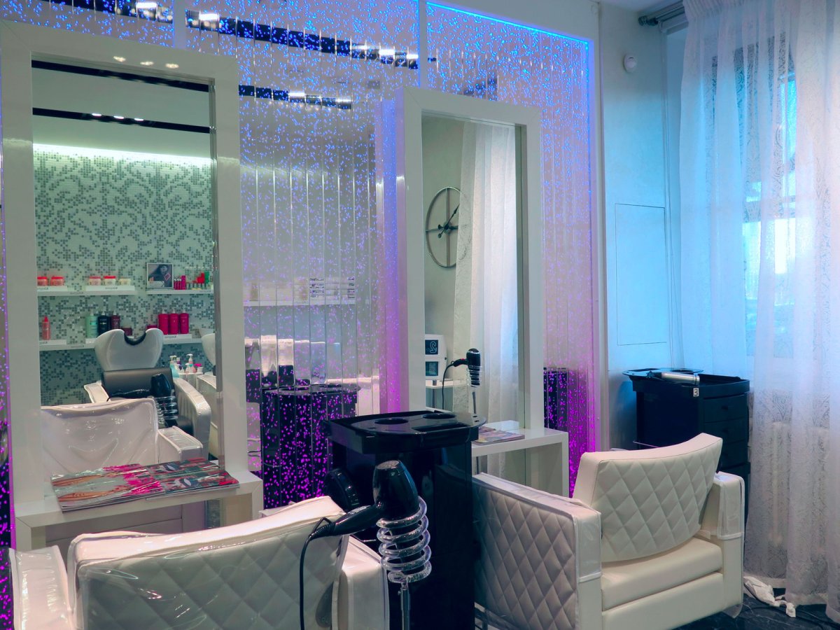 Пузырьковая панель в интерьере ресторан кафе