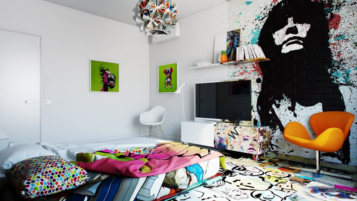 Комната девочки Подростк