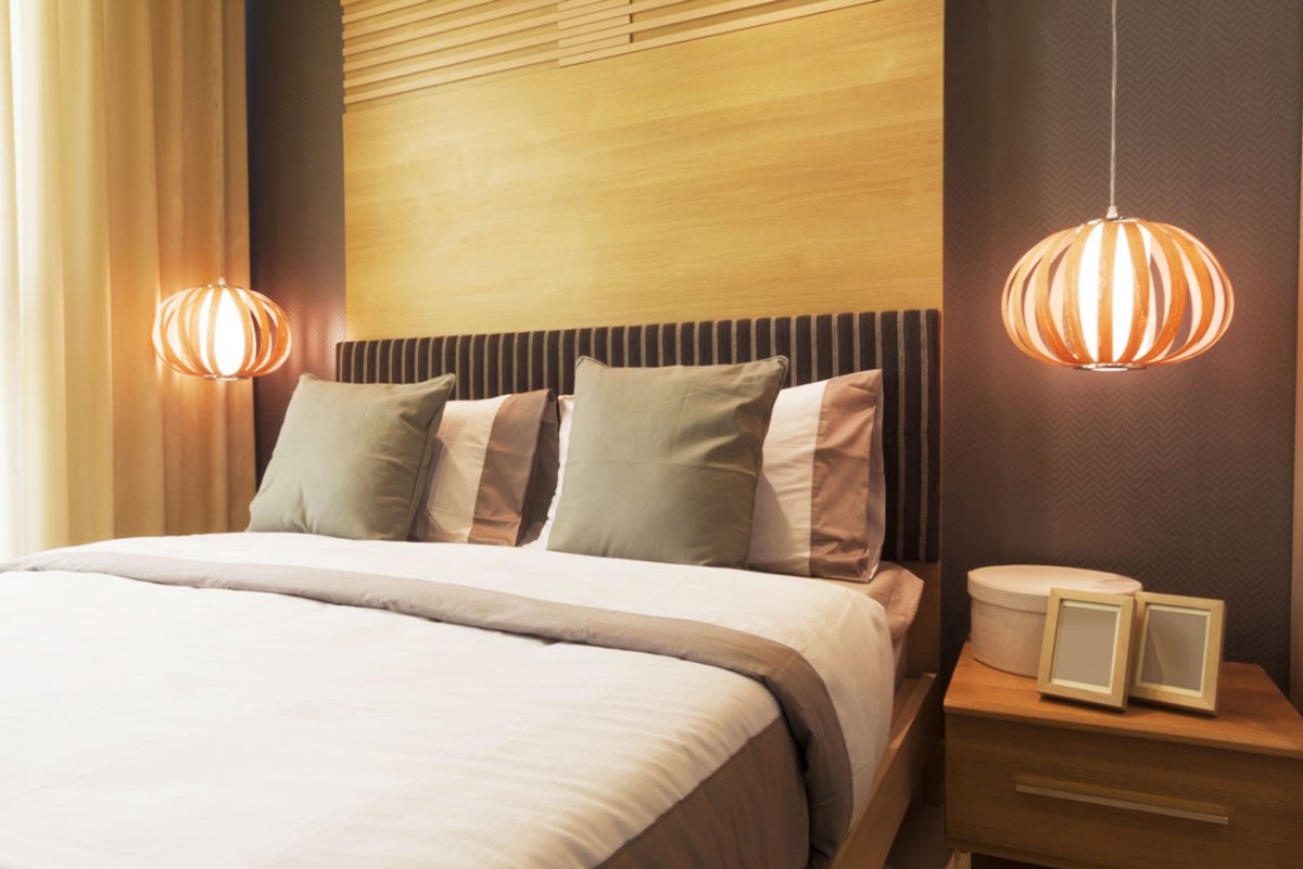 Освещение в спальне Минимализм
