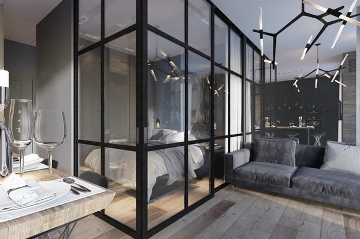 Межкомнатные окна в интерьере