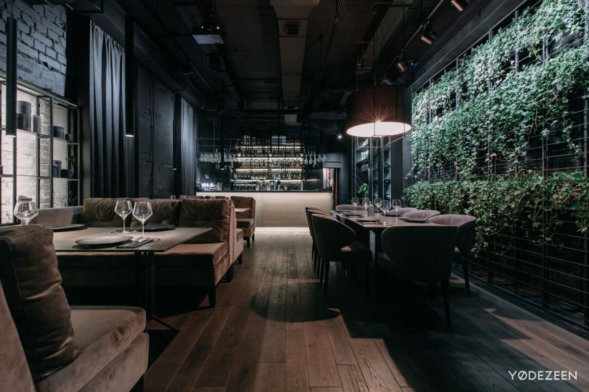 Лофт интерьер ресторана