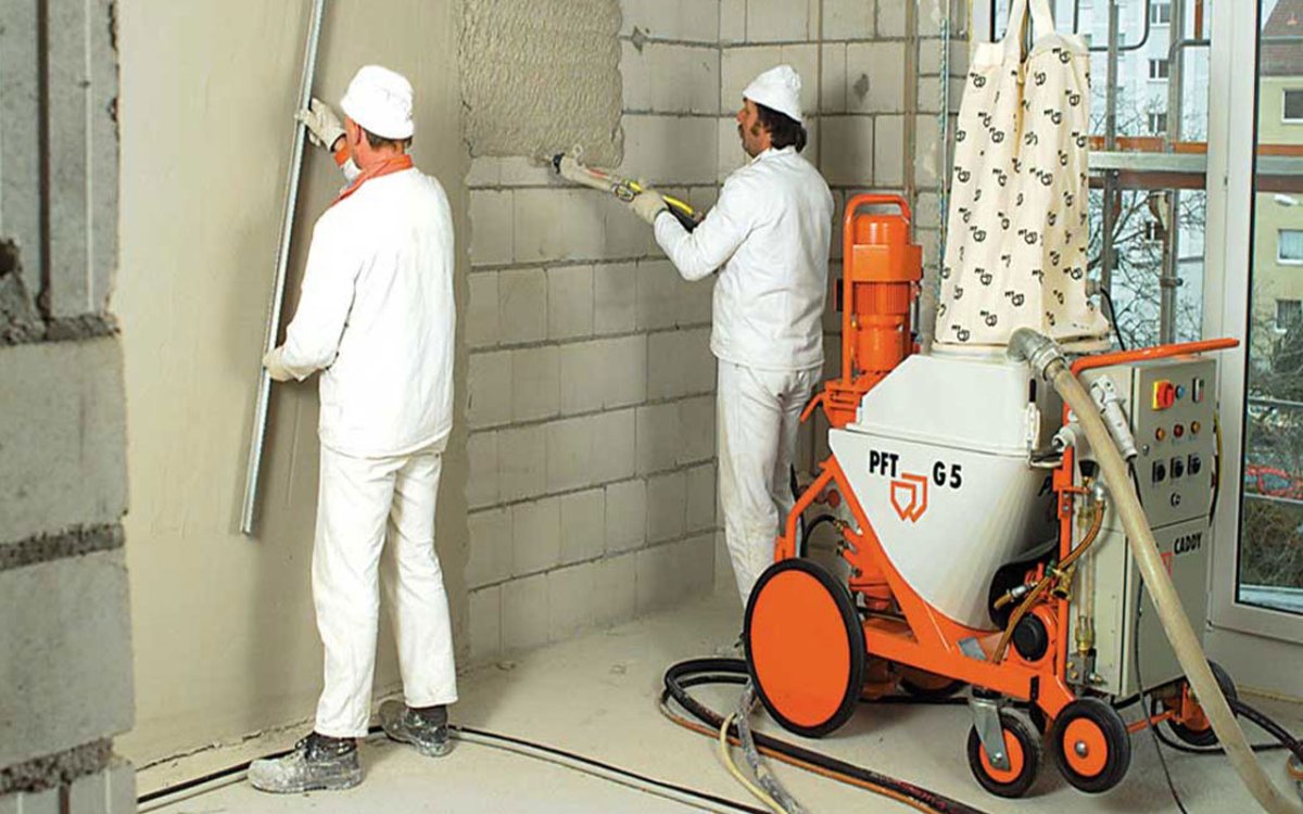 Механизированная штукатурка Джет